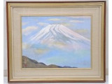 三輪晁勢 日本画「富士」
