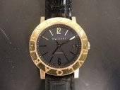 腕時計　ブルガリブルガリ YG×革 BVLGARI